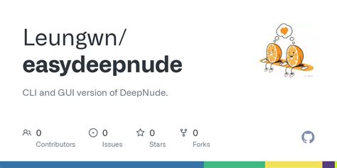 Leungwn/easydeepnude: CLI and GUI version of DeepNude.